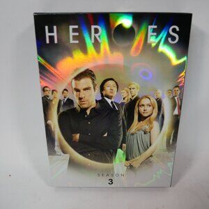 Heroes Season 3 DVD Box Set Universal Sci-Fi Series Bonus Features TESTED